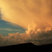 夕映え雲