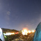 テント場の夜の風景