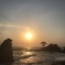 夕日