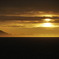 八丈島に沈む夕日