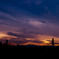 夕暮れと十勝大橋