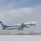 雪の中を発つ
