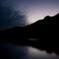 黒部湖暮れ行く静寂