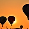 sunset balloon