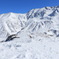 雪山を行く