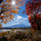 富士山と紅葉