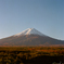 朝の富士山