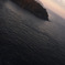 夕日と潮