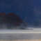 霧中の小島