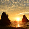 法華崎の夕景