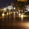 夜の公園 港