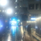 夜霧の歩道