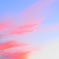 夕焼けの中の飛行機