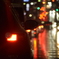 夜間撮影練習中