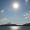 池田湖と開聞岳