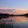 女神湖の夕映え♪