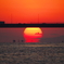大阪港夕日２