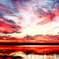 牛久沼夕景