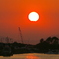夕日