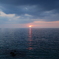 夕日