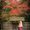 紅葉のある風景