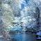 Powdery snow