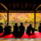 後ろからの紅葉