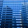 Buildings reflected on the building