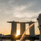 singaporeの日の出