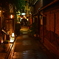 夜の京都柳小路２