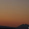 夕暮れの紫峰