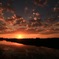 初秋の夕日２