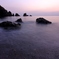 かはたれ時の海　～横浪半島、五色の浜～