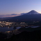 新道峠の夕暮れ