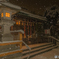 雪降る神社