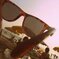 Through my sunglasses...