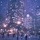 Lights in the snow