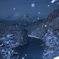 雪夜、只見線