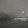 雪夜、大志集落