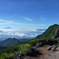 赤岳と富士山