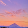 韮崎市から富士山
