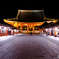 夜の浅草寺