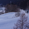 雪の峠道