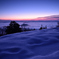 雪景の先の雲海
