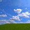 sloping hill