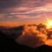 槍ヶ岳山荘からの夕日