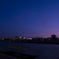 夕方の多摩川