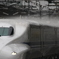 雨天の米原駅通過