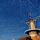 長沼フートピア公園の風車と星空