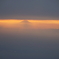 飛行機からの富士山